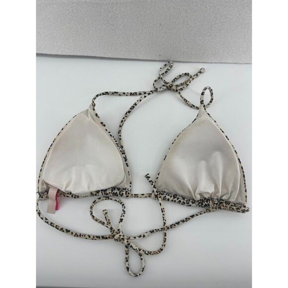 Victoria Secret Animal Print Bikini Triangle Top Size Large - Picture 3 of 6